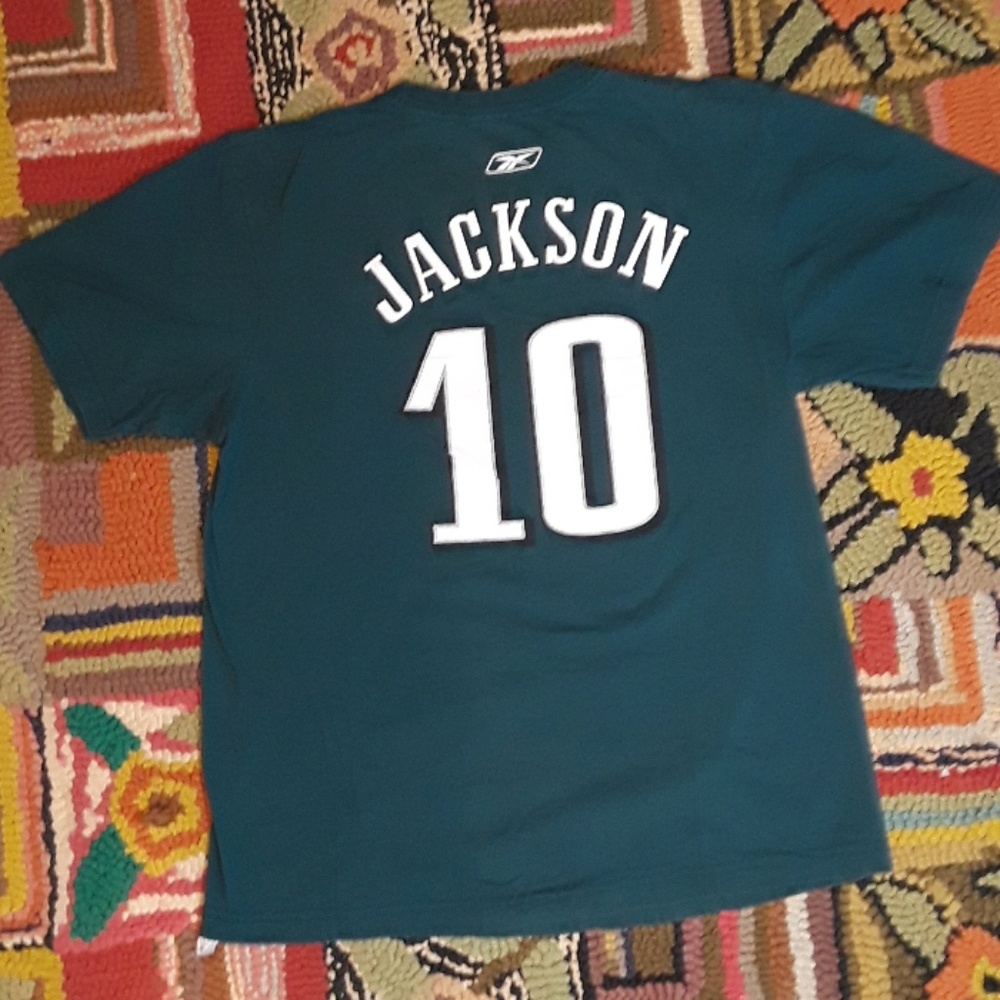 Genuine Reebok Eagles Player #10 Jackson T Shirt